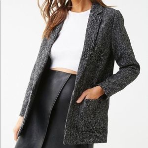 Textured Striped Blazer
